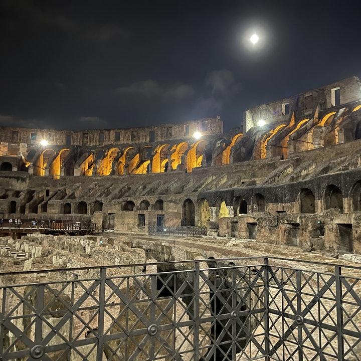 Colosseum Under the Moon: Night Tour with VIP Underground and Arena Access